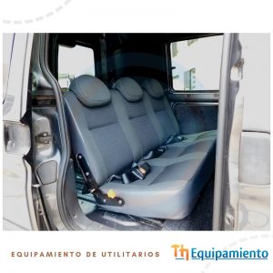 Asiento Triple Rebatible - Utilitario Peugeot Partner - TH Equipamiento