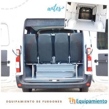 Equipamiento Renault Master Furgón con Rampa - TH Equipamiento