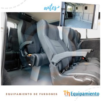 Butacas Renault Master Furgón - TH Equipamiento